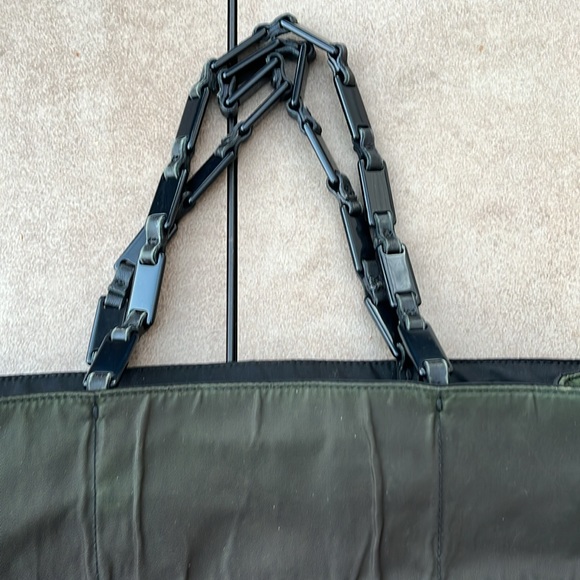 PRADA ITALY LADIES BLACK NYLON BAG-VINTAGE - Picture 6 of 16